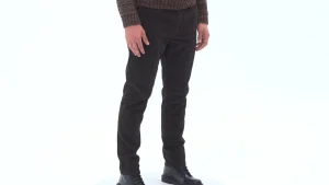 Uomo Bomboogie Pantaloni>Pantaloni Spy Slim Fit In Velluto A Coste