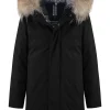 Bambino Bomboogie Bambino>Parka Bambino Cappuccio Con Pelo