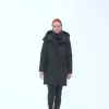 Donna Bomboogie Parka>Parka Con Doppio Collo