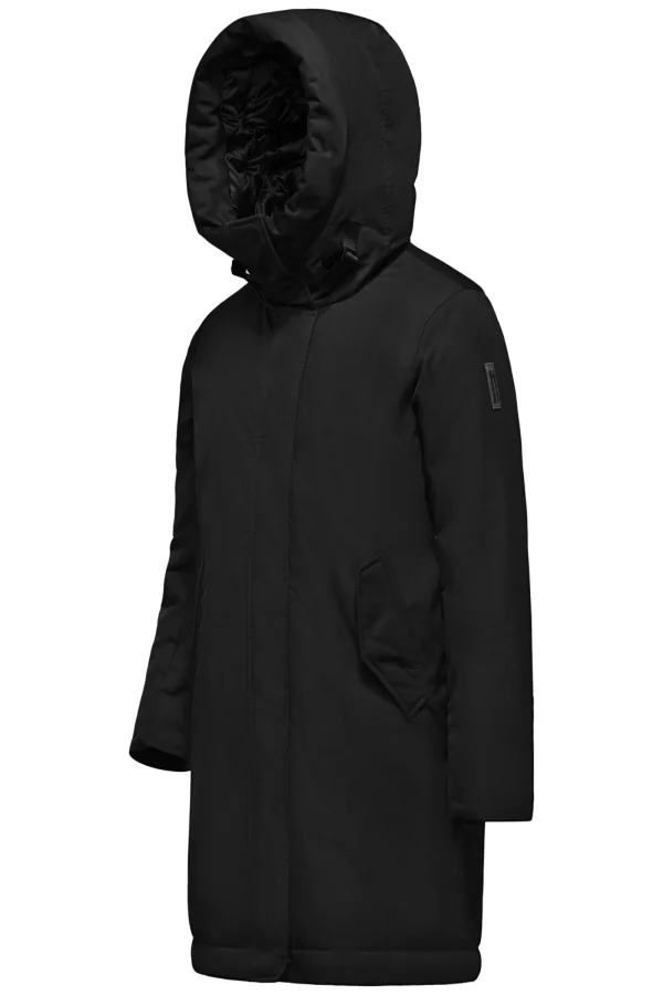 Donna Bomboogie Parka>Parka Con Doppio Collo