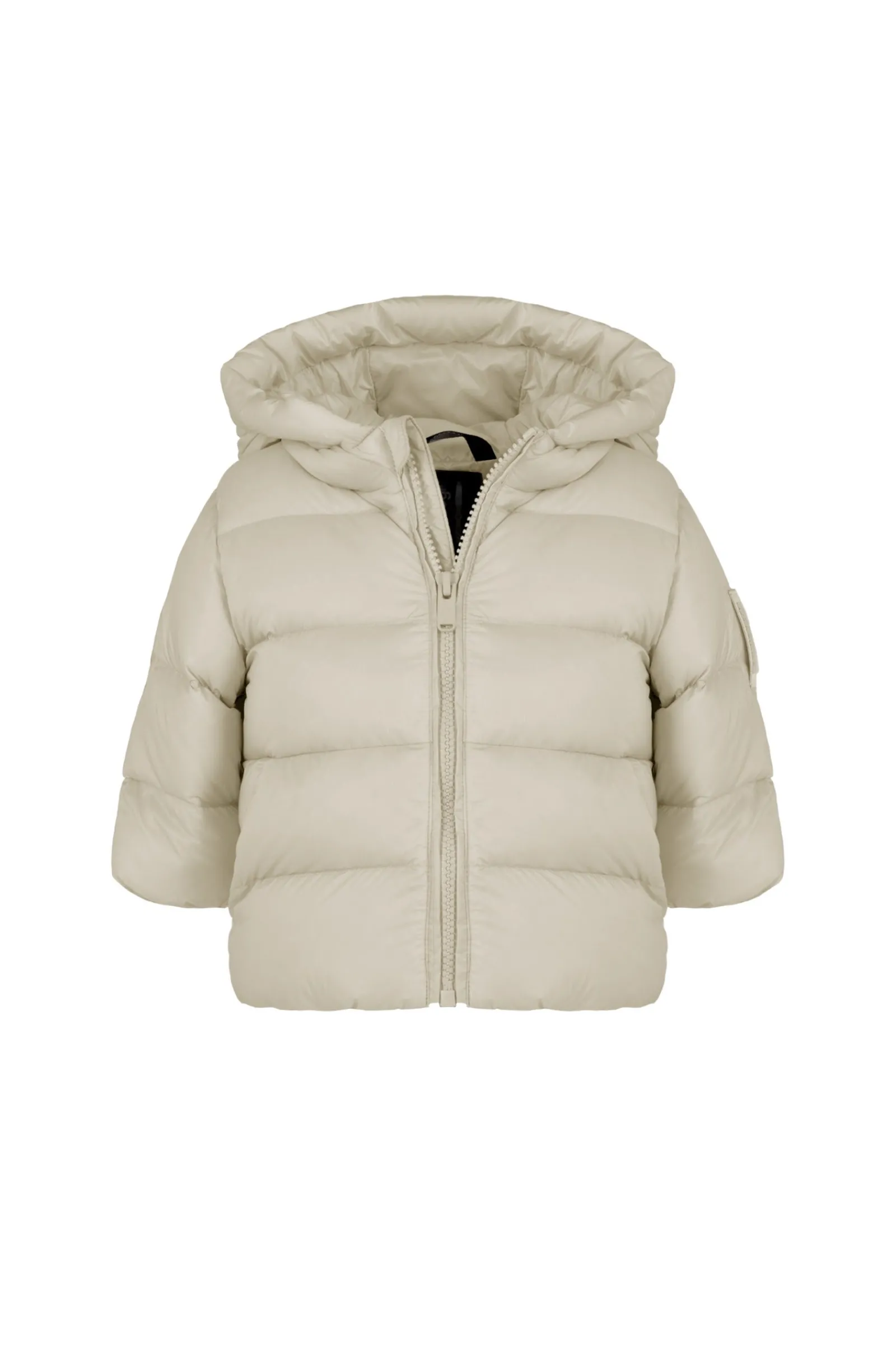 piumino_baby_con_orecchie_in_nylon_riciclato_0.webp Bambino Bomboogie Baby>Piumino Baby Con Orecchie In Nylon Riciclato