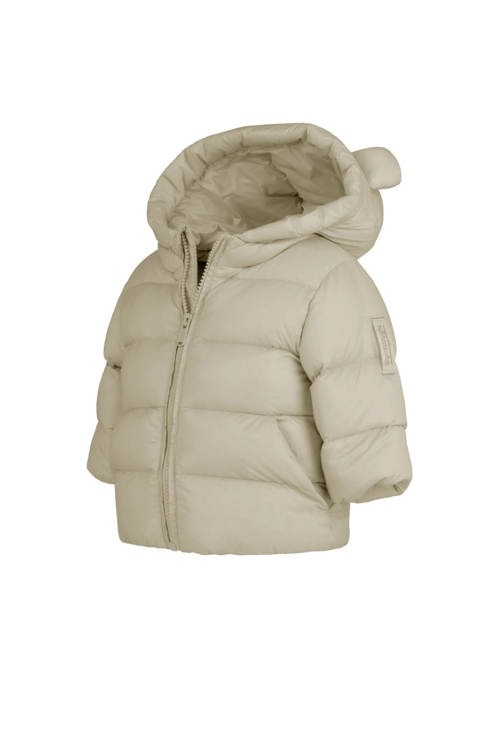 piumino_baby_con_orecchie_in_nylon_riciclato_1.webp Bambino Bomboogie Baby>Piumino Baby Con Orecchie In Nylon Riciclato
