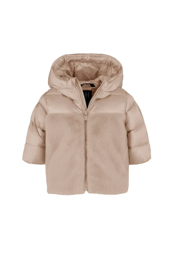 Bambino Bomboogie Baby>Piumino Baby In Ecopelliccia E Nylon