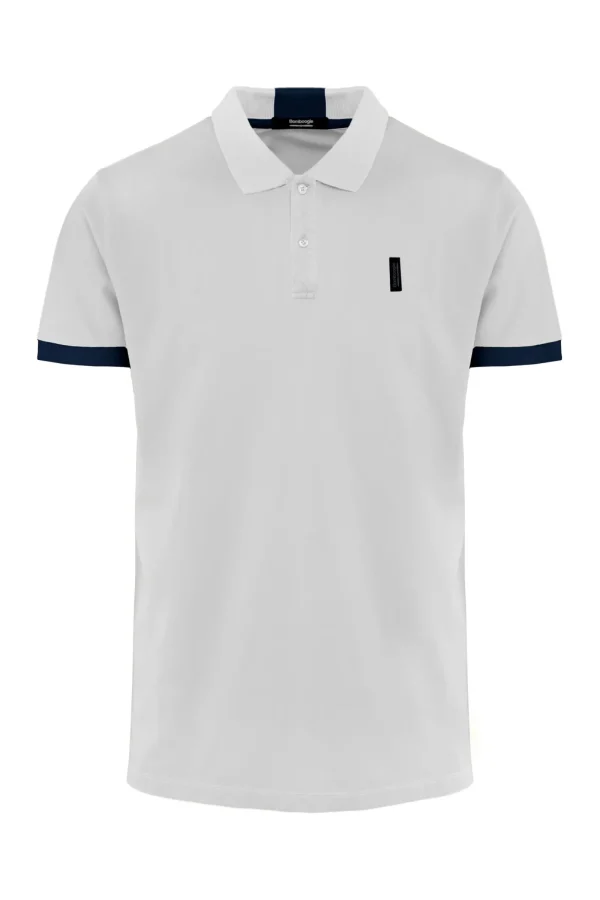 Uomo Bomboogie T-Shirts & Polo>Polo A Manica Corta In Cotone Piquet