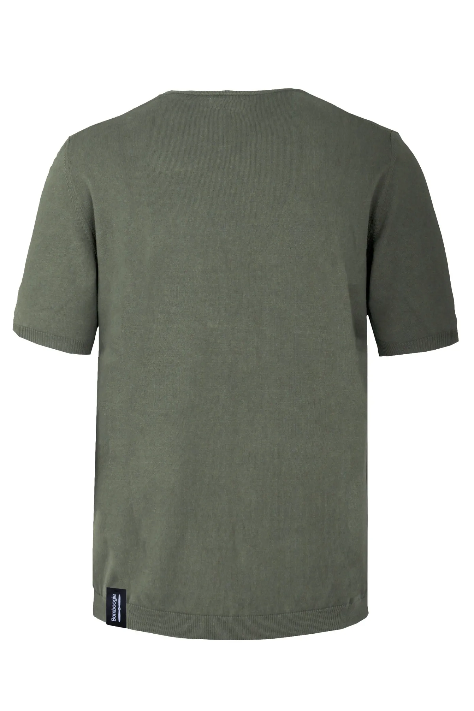 pullover_girocollo_a_manica_corta_in_maglia_rasata_faded_1.webp Uomo Bomboogie Maglie & Felpe>Pullover Girocollo A Manica Corta In Maglia Rasata Faded