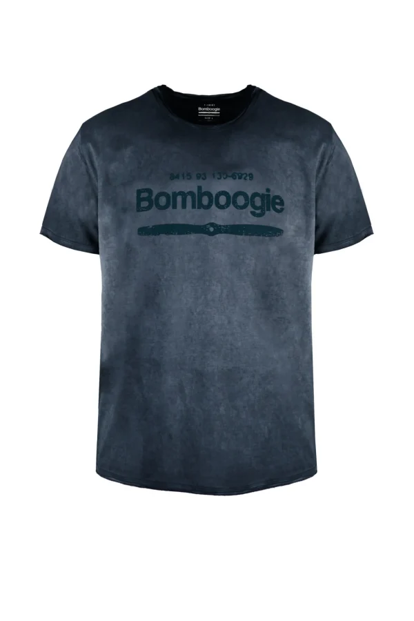 Uomo Bomboogie T-Shirts & Polo>T-Shirt A Manica Corta Stampa
