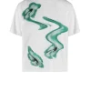 Donna Bomboogie T-Shirts>T-shirt Girocollo Con Stampa Liquid Flower
