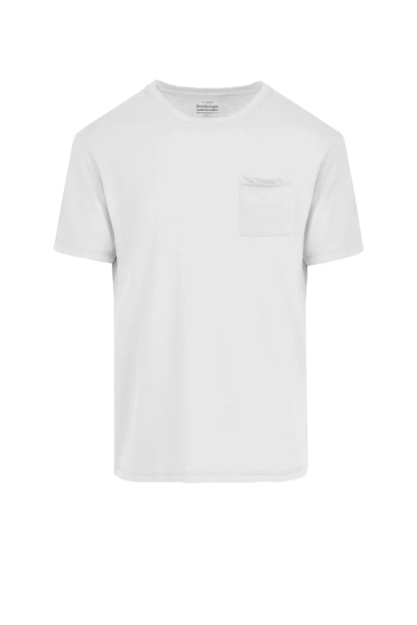 Uomo Bomboogie T-Shirts & Polo>T-shirt In Cotone E Lino