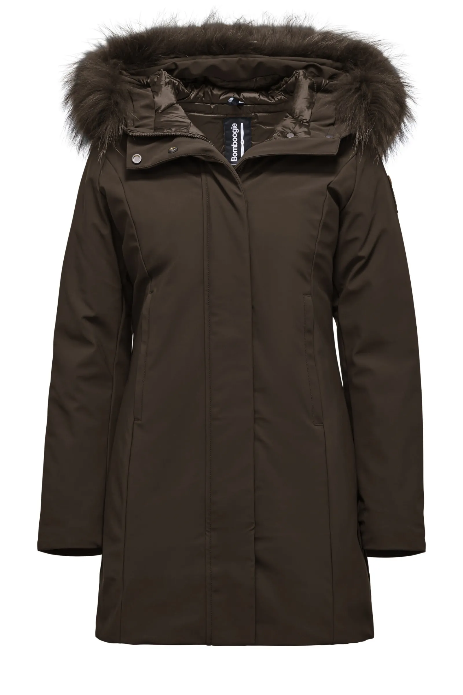 vienna_parka_jacket__parka_imbottito_con_cappuccio_in_pelliccia_0.webp Donna Bomboogie Parka>Vienna Parka Jacket - Parka Imbottito Con Cappuccio In Pelliccia
