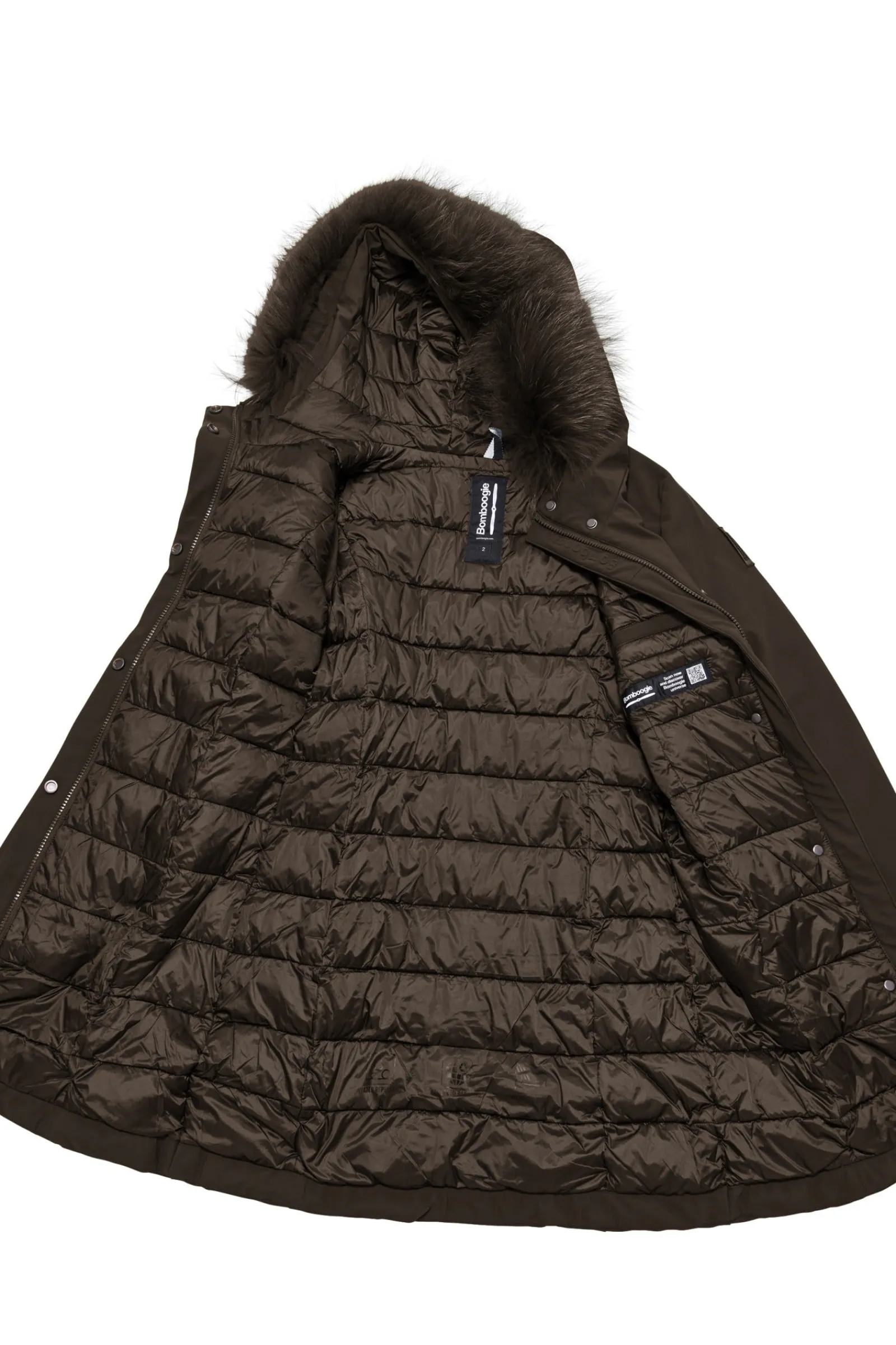 vienna_parka_jacket__parka_imbottito_con_cappuccio_in_pelliccia_3.webp Donna Bomboogie Parka>Vienna Parka Jacket - Parka Imbottito Con Cappuccio In Pelliccia